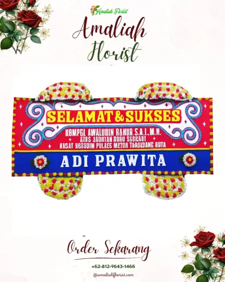 Papan Bunga Ucapan Selamat Gagasari